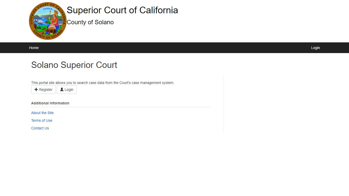 Solano Superior Court | Portal - California